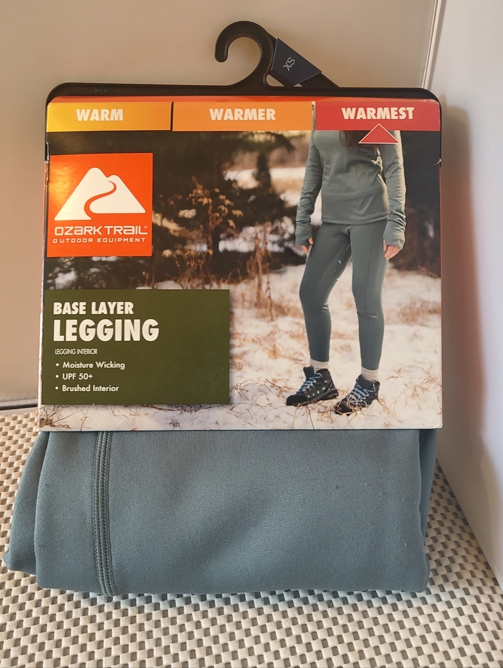 Ozark Trail Women's Size XS (0-2) Warmest Thermal Fleece Bottom NWT Heritage Blu